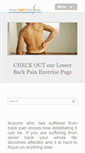 Mobile Screenshot of lower-right-backpain.com